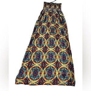 Band of Gypsies Maxi Dress | Colorful Pattern | Women’s Size Small